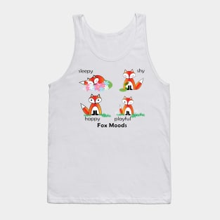 Lispe Fox Moods Tank Top